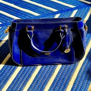 Classic Navy Brahmin handbag